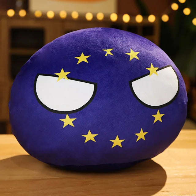 Polandball Country Ball Plush Denmark Usa France Uk Japan Germany Italy