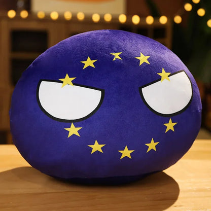 Polandball Country Ball Plush Denmark Usa France Uk Japan Germany Italy