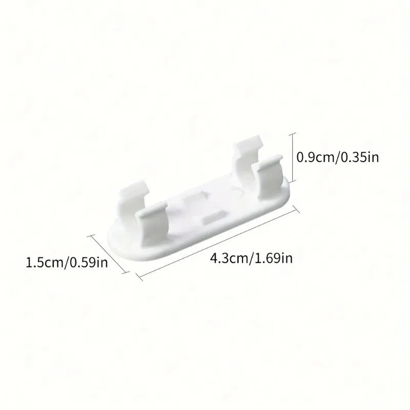 Plastic Cable Holder Clips Self-Adhesive Wire Organizers Storage Gadget