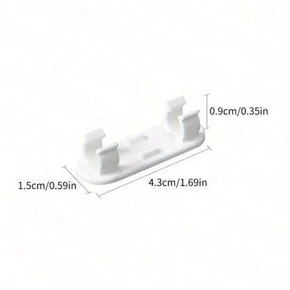 Plastic Cable Holder Clips Self-Adhesive Wire Organizers Storage Gadget