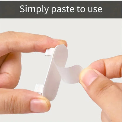 Plastic Cable Holder Clips Self-Adhesive Wire Organizers Storage Gadget