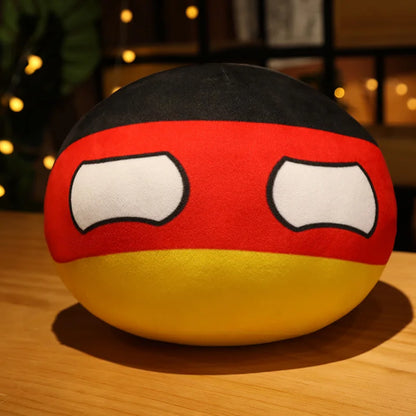 Polandball Country Ball Plush Denmark Usa France Uk Japan Germany Italy