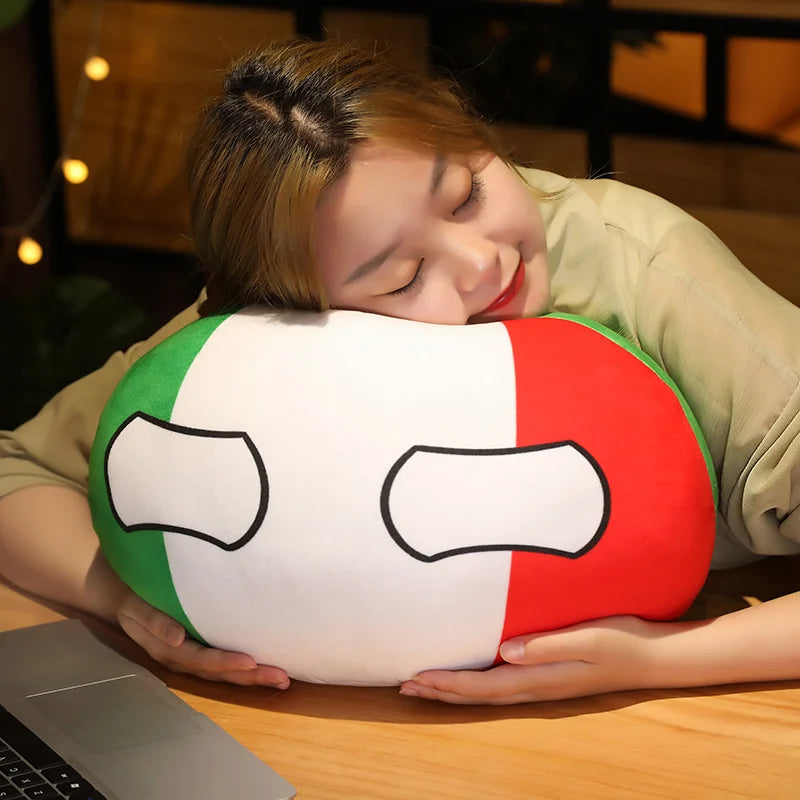 Polandball Country Ball Plush Denmark Usa France Uk Japan Germany Italy