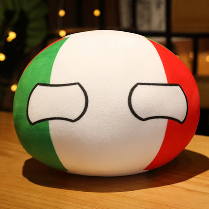 Polandball Country Ball Plush Denmark Usa France Uk Japan Germany Italy