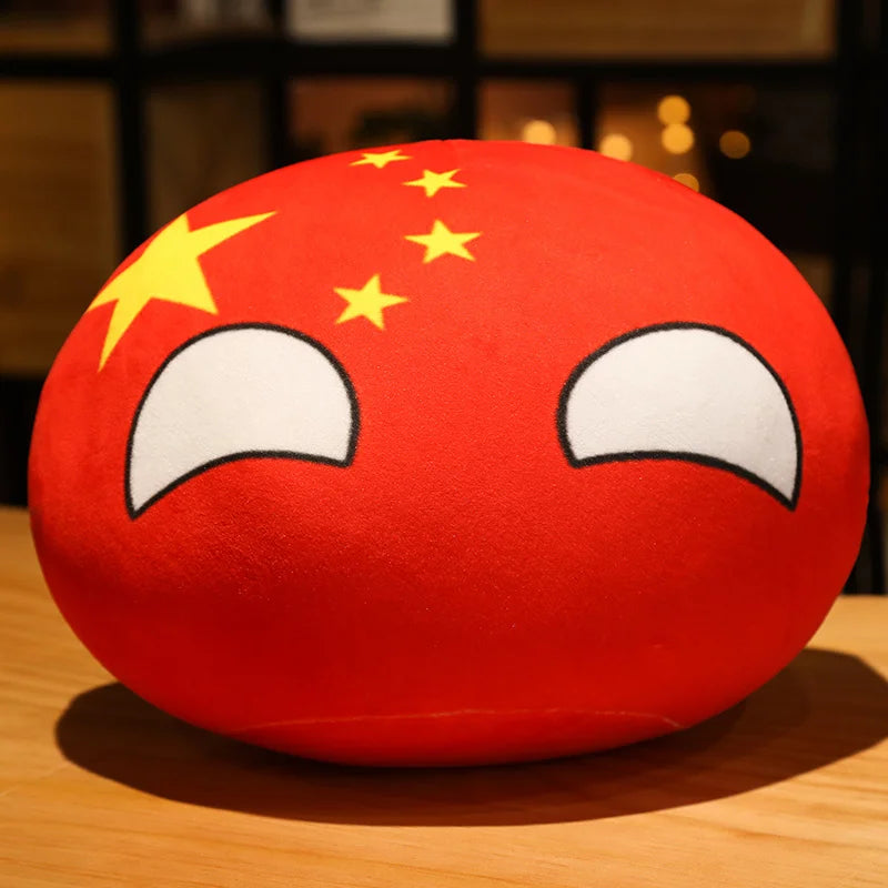 Polandball Country Ball Plush Denmark Usa France Uk Japan Germany Italy