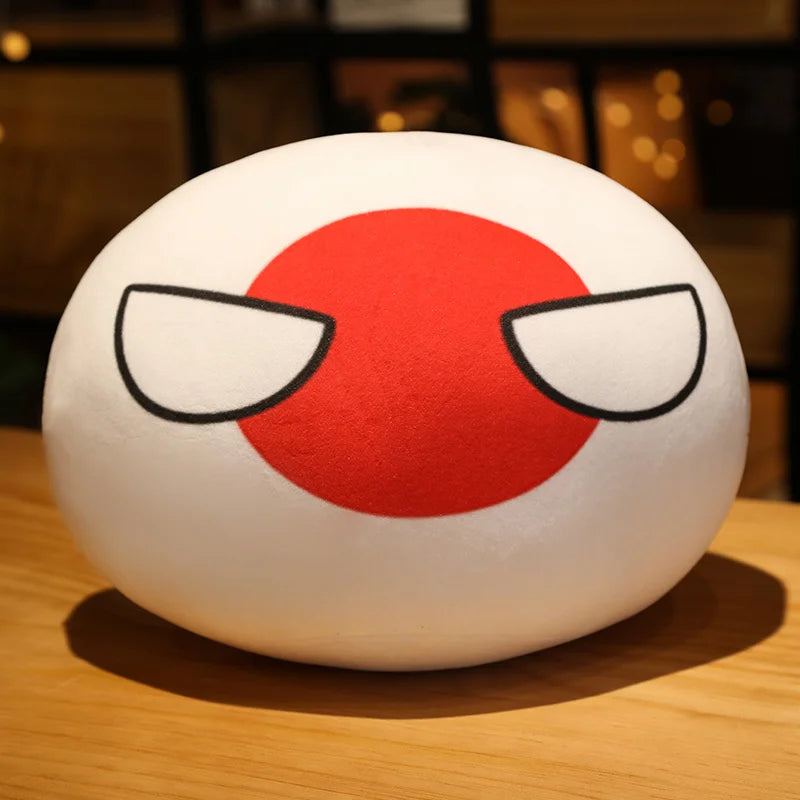 Polandball Country Ball Plush Denmark Usa France Uk Japan Germany Italy