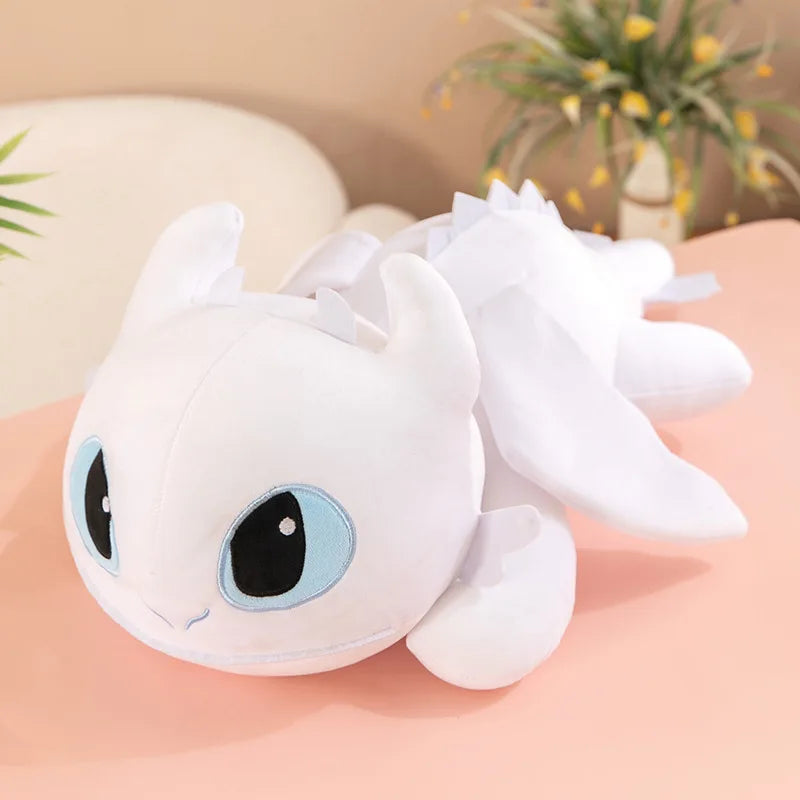 30cm 40cm Plush Dragon Toys Kawaii White Black Dinosaurs Animal Stuffed Plush Toys Plush Boys Girls Birthday Gifts