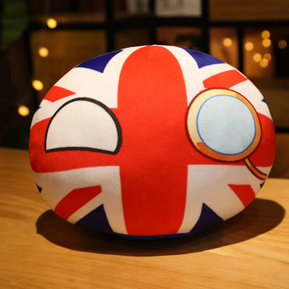 Polandball Country Ball Plush Denmark Usa France Uk Japan Germany Italy