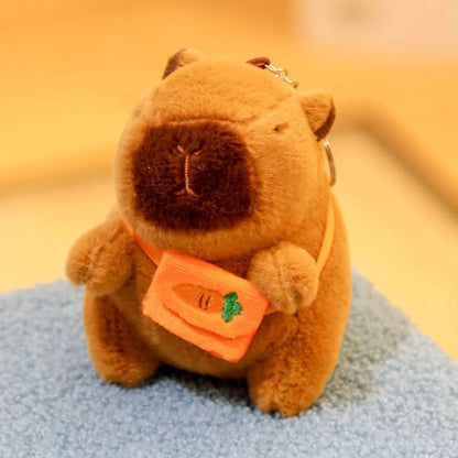 Cute Small Size Capybara Plush Toy With Wings Hoodie Simulation Capybara Doll Fluffty Toy Birthday Gifts
