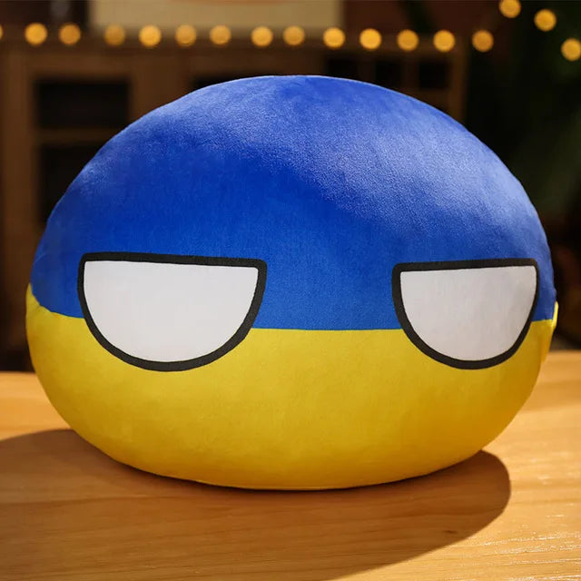 Polandball Country Ball Plush Denmark Usa France Uk Japan Germany Italy