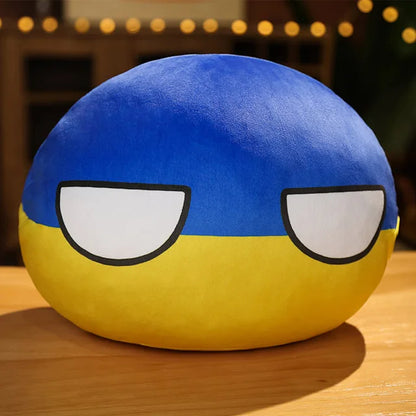 Polandball Country Ball Plush Denmark Usa France Uk Japan Germany Italy