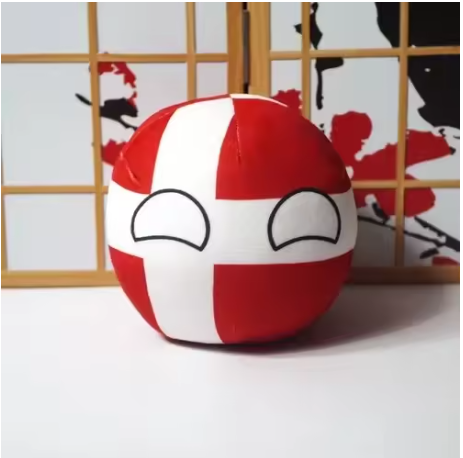 Polandball Country Ball Plush Denmark Usa France Uk Japan Germany Italy