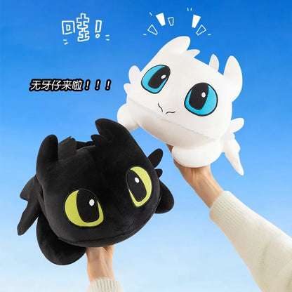 30cm 40cm Plush Dragon Toys Kawaii White Black Dinosaurs Animal Stuffed Plush Toys Plush Boys Girls Birthday Gifts